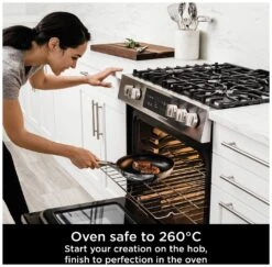 Ninja Zerostick 28cm Stainless Steel Non Stick Frying Pan 10 Ninja Zerostick 28cm Stainless Steel Non Stick Frying Pan -Home Furnishing Store 1120219 R Z004A