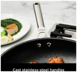 Ninja Zerostick 28cm Stainless Steel Non Stick Frying Pan 14 Ninja Zerostick 28cm Stainless Steel Non Stick Frying Pan -Home Furnishing Store 1120219 R Z009A