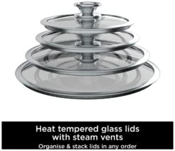 Ninja Zerostick Stackable 3 Piece Non Stick Pan Set -Home Furnishing Store 1120264 R Z004A