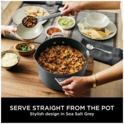 Ninja Zerostick 30cm Non Stick Aluminium Possible Pot -Grey -Home Furnishing Store 1120288 R Z005A