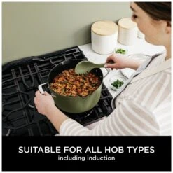 Ninja Zerostick 30cm Non Stick Aluminium Possible Pot -Green -Home Furnishing Store 1120295 R Z007A