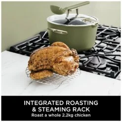 Ninja Zerostick 30cm Non Stick Aluminium Possible Pot -Green -Home Furnishing Store 1120295 R Z008A