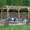 Forest Garden 3.6m X 3.6m Pergola