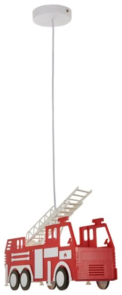 Glow Kids Fire Engine Ceiling Light - Red 9 Glow Kids Fire Engine Ceiling Light - Red -Home Furnishing Store 1151367 R Z002A