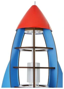 Glow Kids Rocket Ceiling Pendant Light - Blue & Red -Home Furnishing Store 1151374 R Z003A