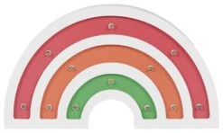 Glow Kids Wooden Rainbow Table Light - Multicoloured -Home Furnishing Store 1151398 R Z002A