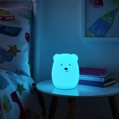 Glow Kids Bear Silicone Night Table Light - Multicoloured -Home Furnishing Store 1151422 R Z002C