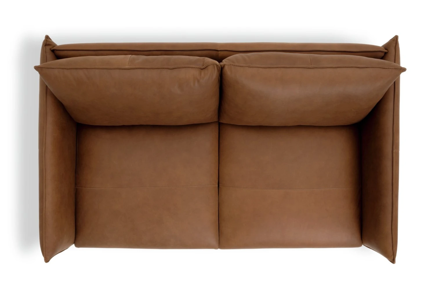Habitat Moore Leather 2 Seater Sofa - Tan 7 Habitat Moore Leather 2 Seater Sofa - Tan - Image 7