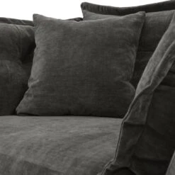 Habitat Jacques Velvet Cuddle Chair - Grey -Home Furnishing Store 1177217 R Z008A