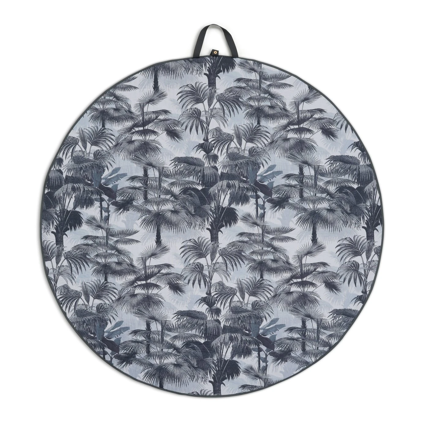 Habitat Palm Print Round Picnic Blanket 2 Habitat Palm Print Round Picnic Blanket - Image 2