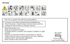 Habitat Large Scallop Multiwick Thin Candle - Flower Market -Home Furnishing Store 1182673 R Z011A