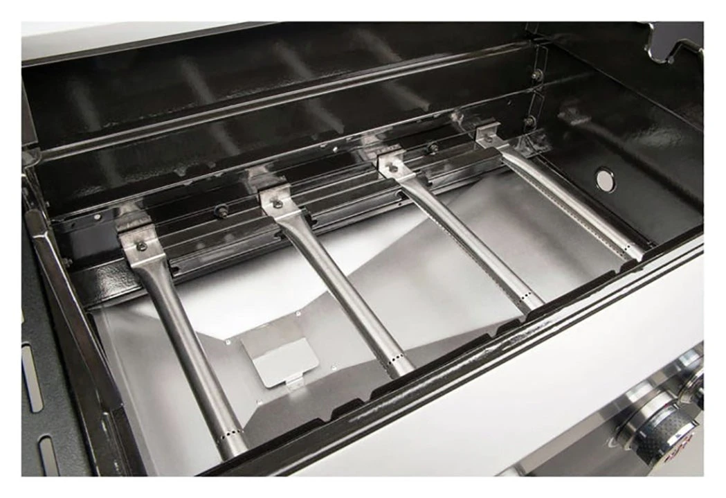 LANDMANN Rexon CooK 4 Burner Gas BBQ - Red 5 LANDMANN Rexon CooK 4 Burner Gas BBQ - Red - Image 5