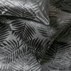 Habitat Velvet Feather Charcoal Bedding Set - Double -Home Furnishing Store 1232499 R Z003A