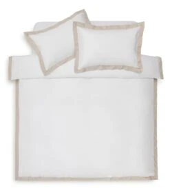 Habitat Cotton 180 TC Oxford Edge White Bedding Set- Double -Home Furnishing Store 1232956 R Z002A