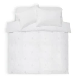 Habitat Cotton Embroidered Leaf White Bedding Set- Single 7 Habitat Cotton Embroidered Leaf White Bedding Set- Single -Home Furnishing Store 1232994 R Z002A