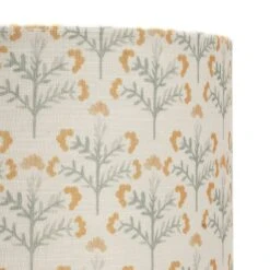 Habitat Floral Print Faux Linen Shade - Cream And Orange 10 Habitat Floral Print Faux Linen Shade - Cream And Orange -Home Furnishing Store 1233663 R Z003A
