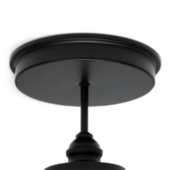 Habitat Globe Metal Bathroom Pendant Light - Black -Home Furnishing Store 1233797 R Z003A