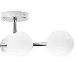 Habitat Metal 4 Light Bathroom Flush Ceiling Light - Chrome -Home Furnishing Store 1233807 R Z002A