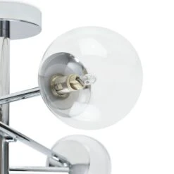 Habitat Sputnik Metal Bathroom Flush Ceiling Light - Chrome 9 Habitat Sputnik Metal Bathroom Flush Ceiling Light - Chrome -Home Furnishing Store 1233890 R Z002A