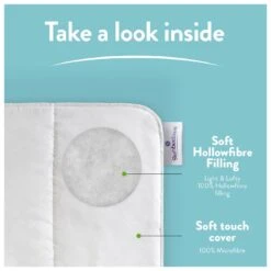 Slumberdown Light & Cool 1 Tog Duvet - Single 13 Slumberdown Light & Cool 1 Tog Duvet - Single -Home Furnishing Store 1251449 R Z004A