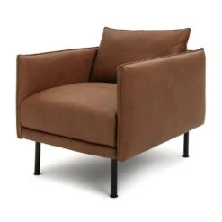 Habitat Moore Leather Armchair - Tan 14 Habitat Moore Leather Armchair - Tan -Home Furnishing Store 1257216 R Z002A