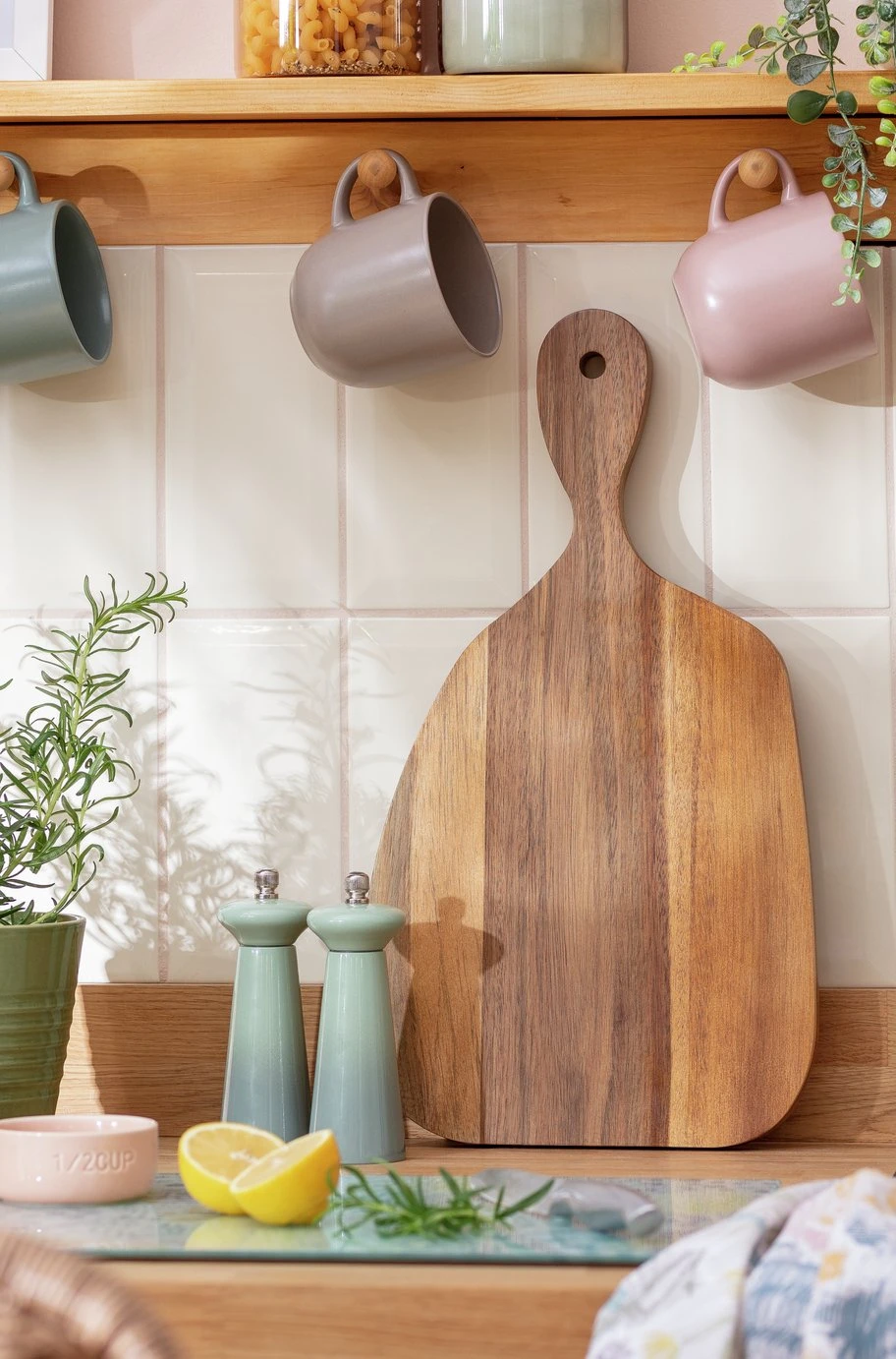 Habitat Herbalist Wooden Chopping Board 2 Habitat Herbalist Wooden Chopping Board - Image 2