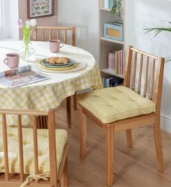 Habitat Pack Of 2 Woven Cushion Seat - Yellow 7 Habitat Pack Of 2 Woven Cushion Seat - Yellow -Home Furnishing Store 1307386 R Z001C