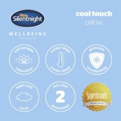 Silentnight Wellbeing Cool Touch Medium Pillow -Home Furnishing Store 1348888 R Z007A