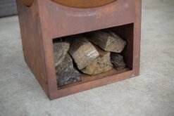 La Hacienda Fasa Oxidised Firepit -Home Furnishing Store 1350467 R Z005A