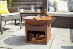 La Hacienda Fasa Oxidised Firepit -Home Furnishing Store 1350467 R Z007A
