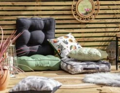 Habitat Grey Floor Cushion -Home Furnishing Store 1353608 R Z003A