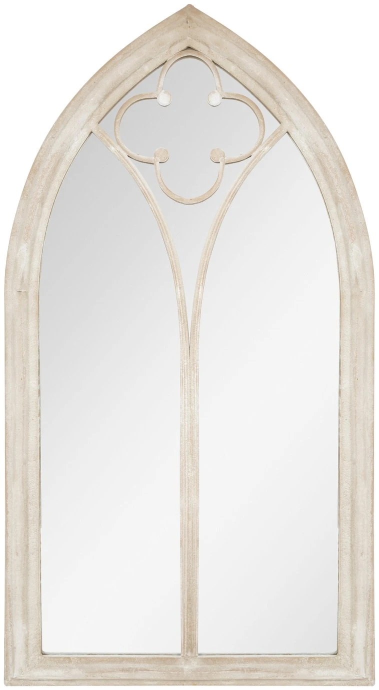 Aston & Wold Arch Shaped Church Window Garden Mirror 1 Aston & Wold Arch Shaped Church Window Garden Mirror