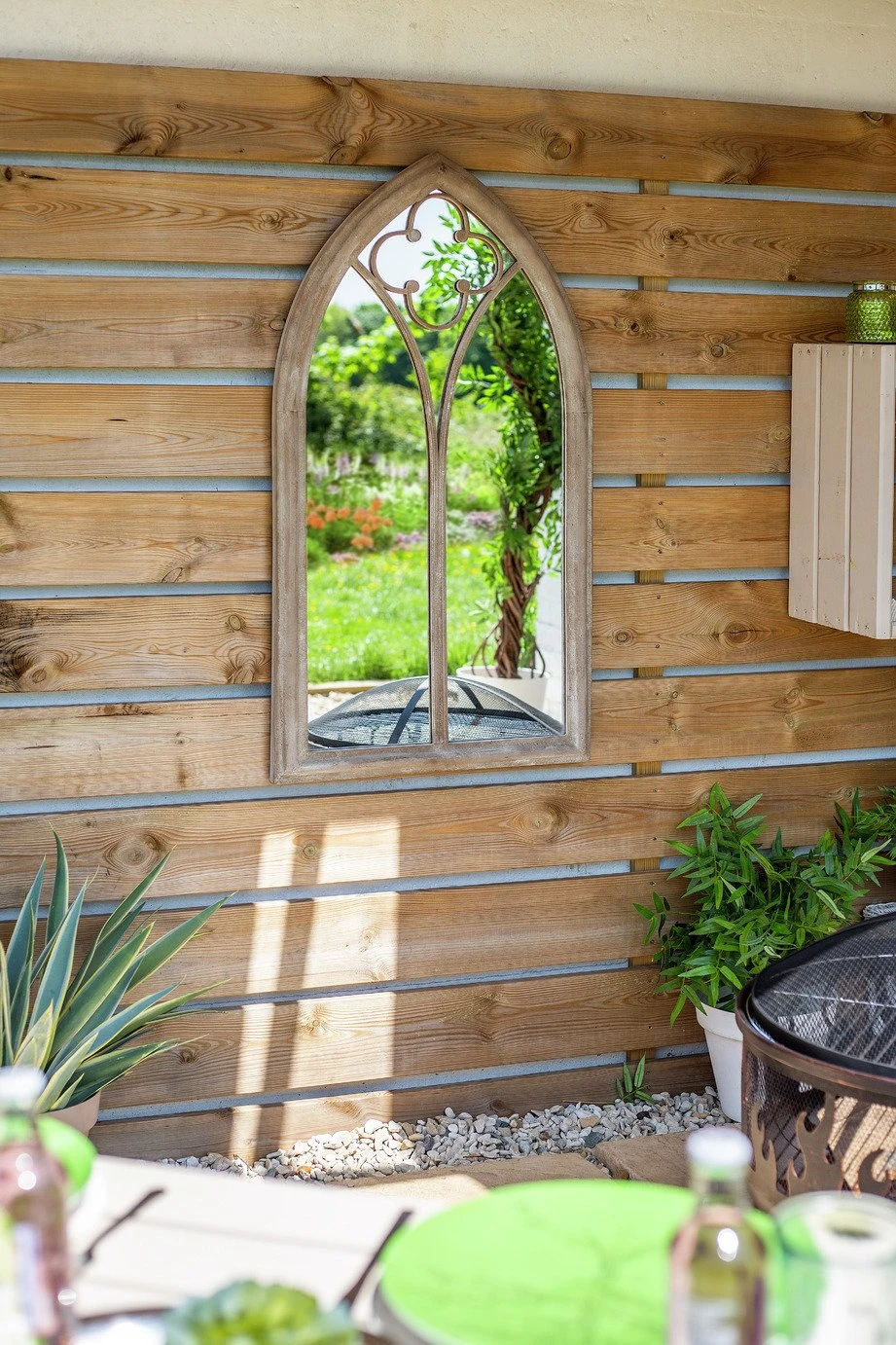Aston & Wold Arch Shaped Church Window Garden Mirror 2 Aston & Wold Arch Shaped Church Window Garden Mirror - Image 2