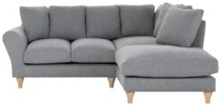 Habitat Carrie Fabric Right Hand Corner Chaise Sofa - Grey -Home Furnishing Store 1486355 R Z003A