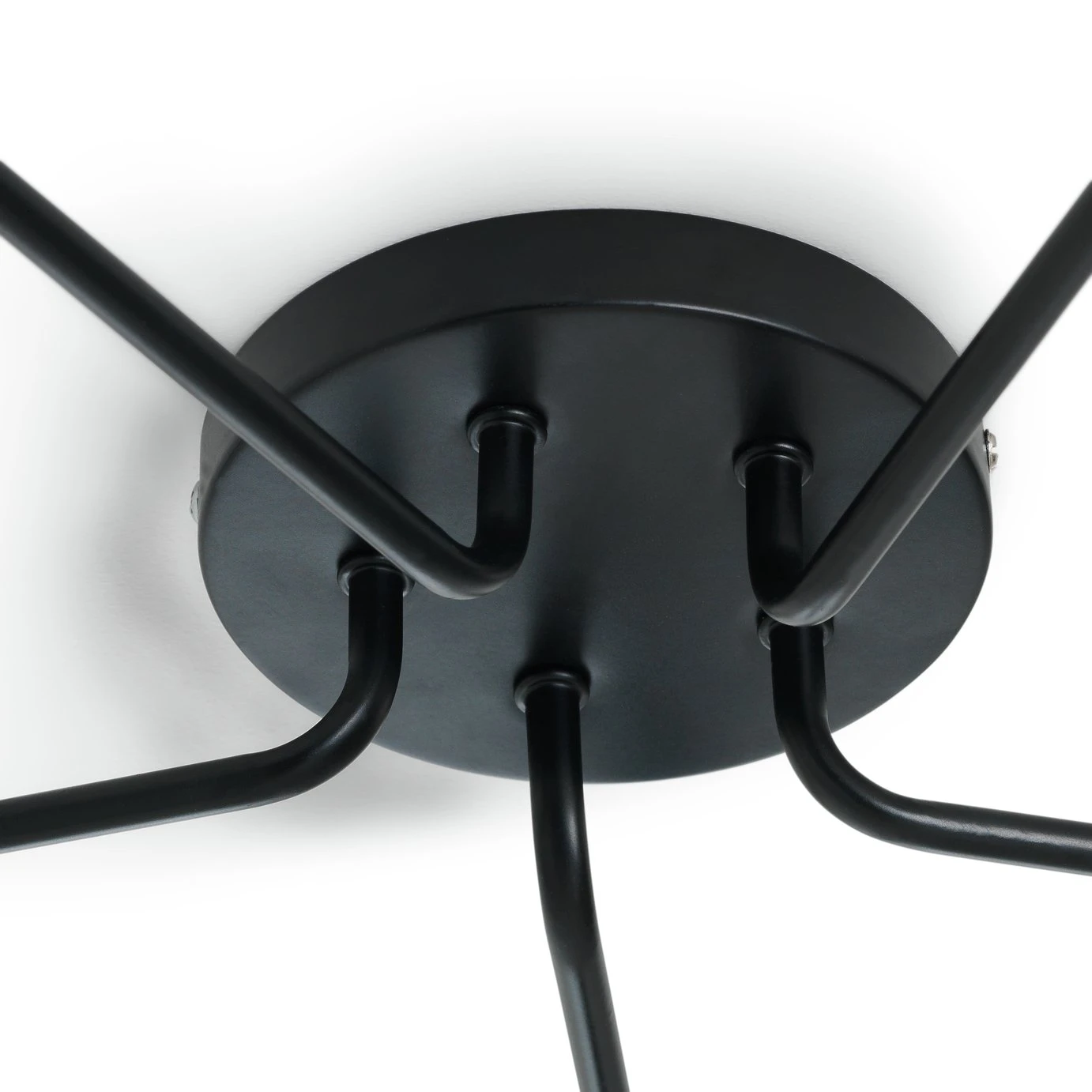 Habitat Rayner Steel 5 Light LED Flush Ceiling Light - Black 5 Habitat Rayner Steel 5 Light LED Flush Ceiling Light - Black - Image 5