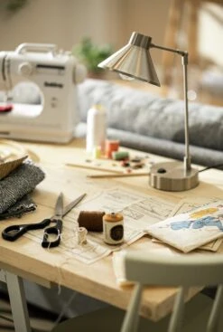 Habitat Bobby Metal Desk Lamp - Silver 10 Habitat Bobby Metal Desk Lamp - Silver -Home Furnishing Store 1719307 R Z002C