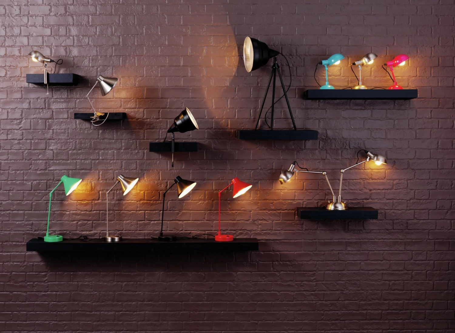 Habitat Bobby Metal Desk Lamp - Silver 4 Habitat Bobby Metal Desk Lamp - Silver - Image 4