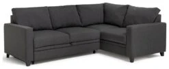 Habitat Seattle Right Corner Fabric Sofa Bed - Charcoal