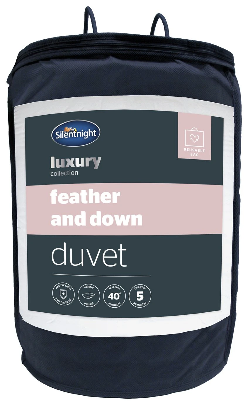 Silentnight Duck Feather & Down 13.5 Tog Duvet - Double 1 Silentnight Duck Feather & Down 13.5 Tog Duvet - Double