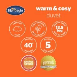 Silentnight Warm & Cosy 13.5 Tog Duvet - Single -Home Furnishing Store 1934247 R Z009A