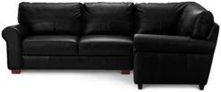 Habitat Salisbury Leather Left Hand Corner Sofa - Black 13 Habitat Salisbury Leather Left Hand Corner Sofa - Black -Home Furnishing Store 1954526 R Z002A