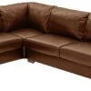Habitat Eton Leather Right Hand Corner Sofa - Tan