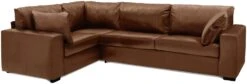Habitat Eton Leather Right Hand Corner Sofa - Tan -Home Furnishing Store 1958285 R Z002A