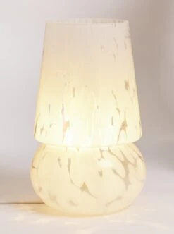 Habitat Rahnn Confetti Glass Table Lamp - White -Home Furnishing Store 1970421 R Z002A