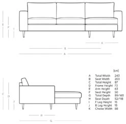 Swoon Evesham Velvet Right Hand Corner Sofa - Biscuit -Home Furnishing Store 1971004 R E001