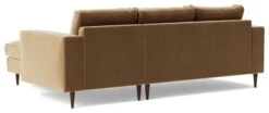Swoon Evesham Velvet Right Hand Corner Sofa - Biscuit -Home Furnishing Store 1971004 R Z004A