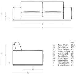 Swoon Denver Velvet 3 Seater Sofa- Kingfisher Blue -Home Furnishing Store 1972436 R E001
