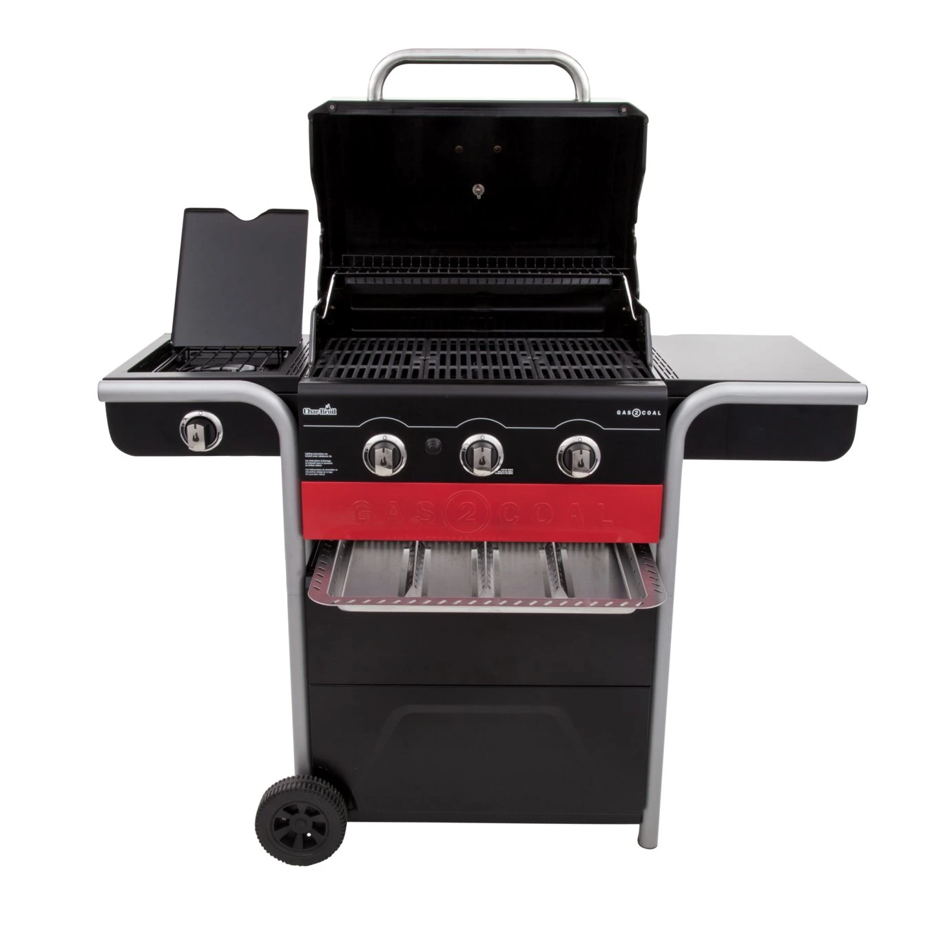 Char-Broil 3 Burner Gas And Charcoal BBQ 2 Char-Broil 3 Burner Gas And Charcoal BBQ - Image 2