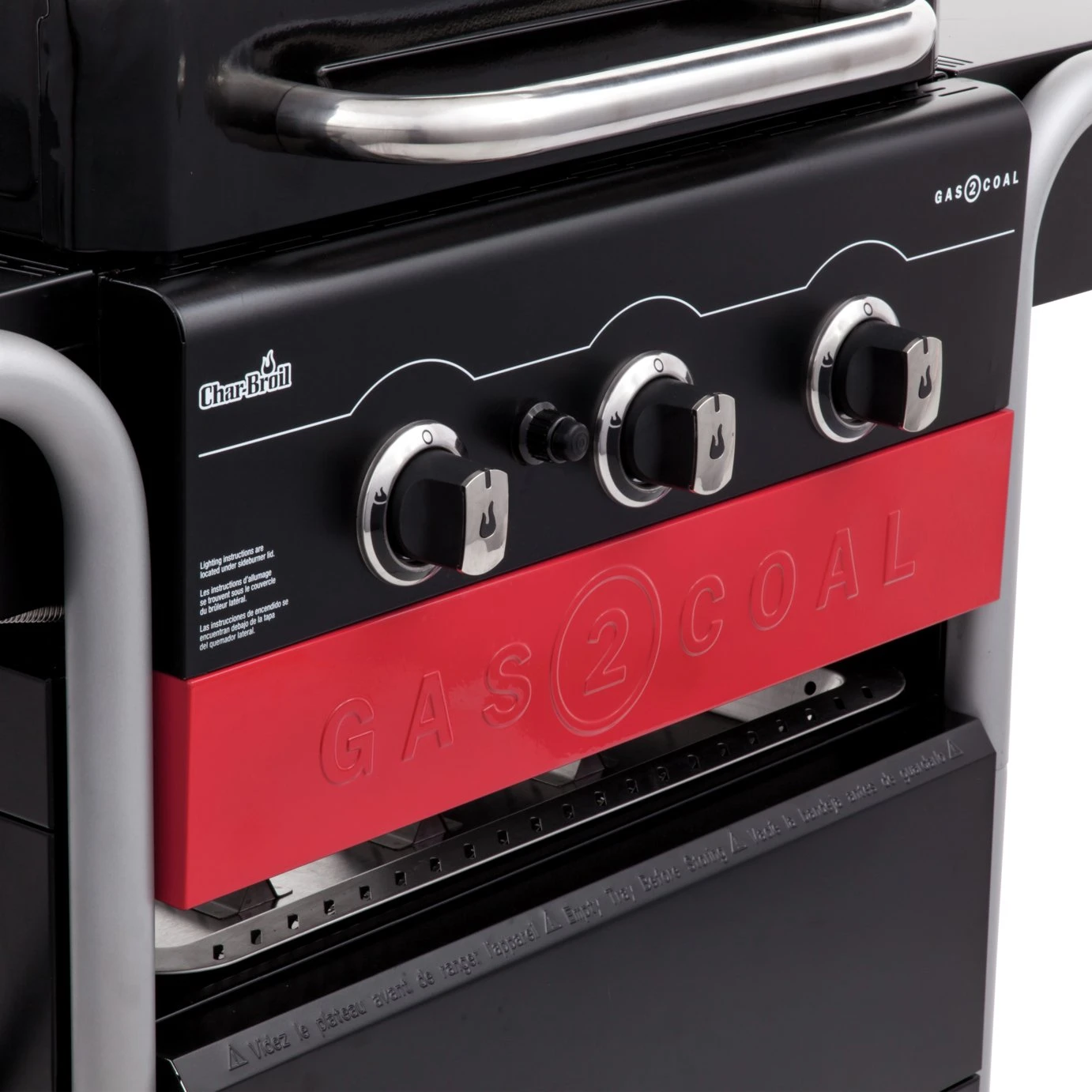 Char-Broil 3 Burner Gas And Charcoal BBQ 3 Char-Broil 3 Burner Gas And Charcoal BBQ - Image 3