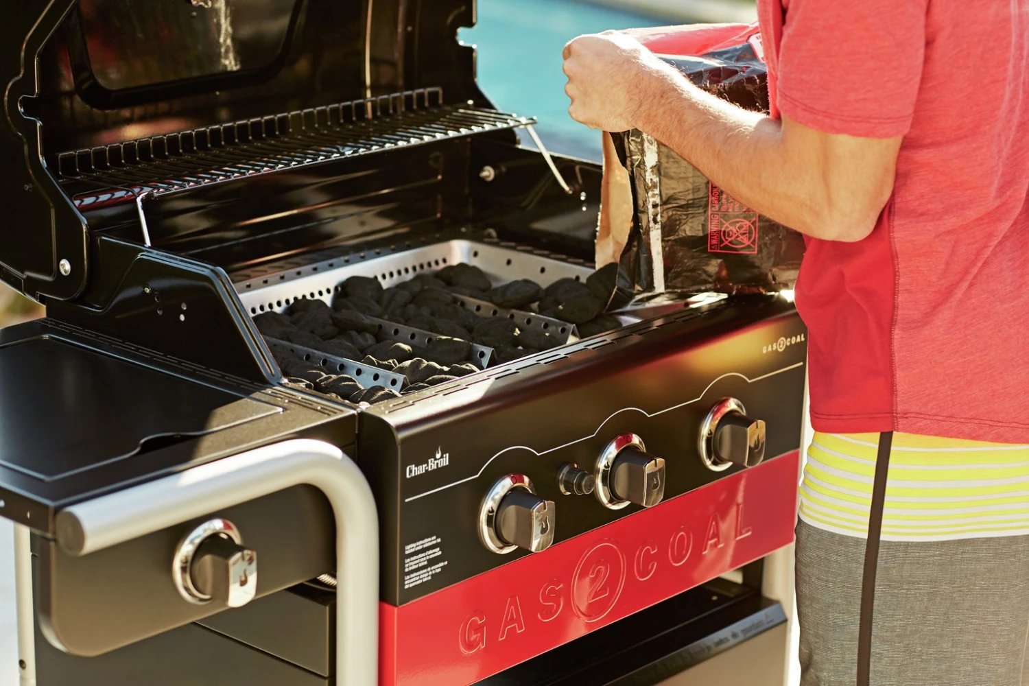 Char-Broil 3 Burner Gas And Charcoal BBQ 15 Char-Broil 3 Burner Gas And Charcoal BBQ - Image 15
